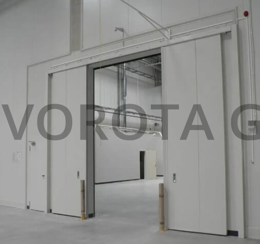 Противопожарные ворота Doorhan белые 2900х3400